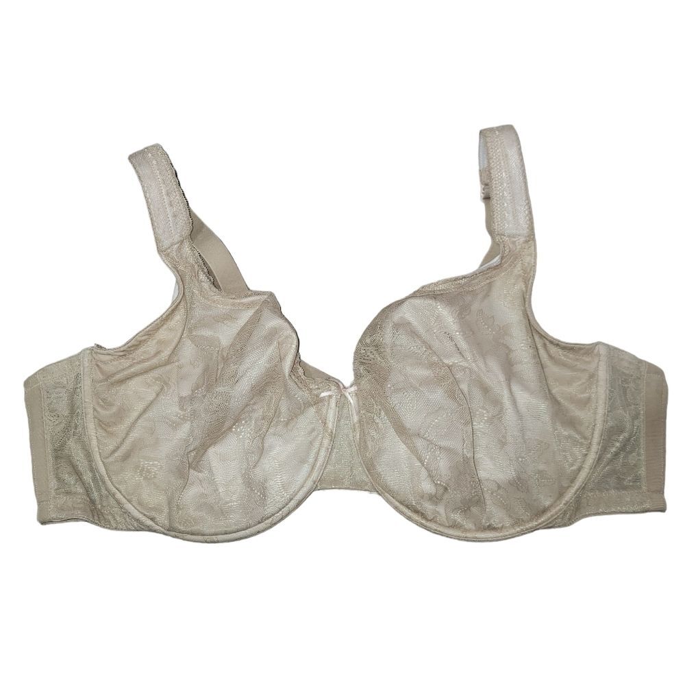 Cacique Lined Full Coverage Modern Lace nude bra 50D